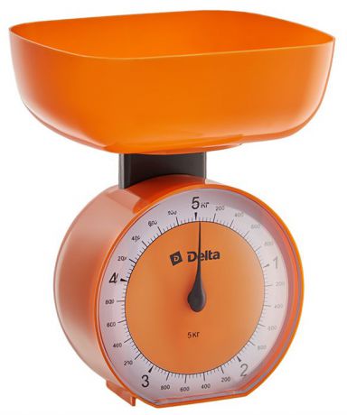 Кухонные весы Delta КСА-104, Orange