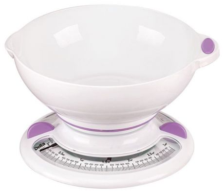 Кухонные весы Delta КСА-103, White Purple