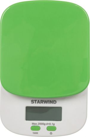 Starwind SSK2155, Green весы кухонные