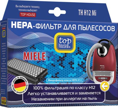Top House 12870 TH H12 Mi HEPA-фильтр для пылесосов Miele
