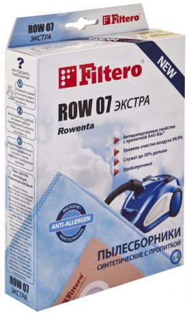 Filtero ROW 07 Экстра мешок-пылесборник для Rowenta, 4 шт