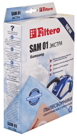 Filtero SAM 01 Экстра мешок-пылесборник, 4 шт