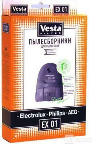 Vesta filter EX 01 комплект пылесборников, 5 шт
