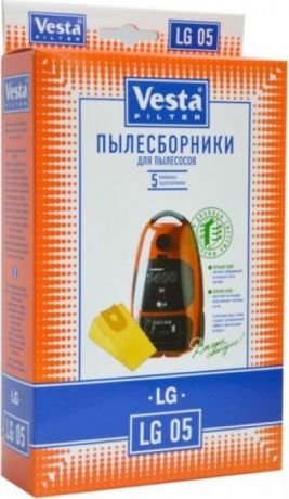 Vesta filter LG 05 комплект пылесборников, 5 шт