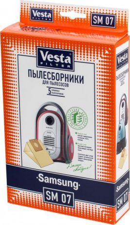 Vesta filter SM 07 комплект пылесборников, 5 шт