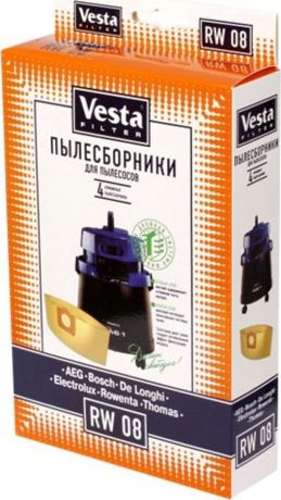 Vesta filter RW 08 комплект пылесборников, 4 шт