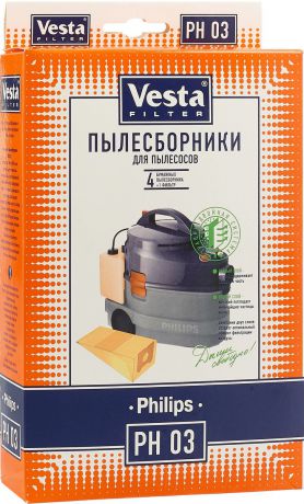Vesta filter PH 03 комплект пылесборников, 4 шт