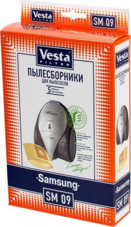 Vesta filter SM 09 комплект пылесборников, 5 шт