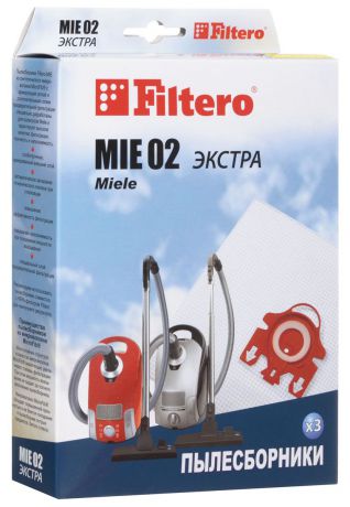 Filtero MIE 02 Экстра пылесборник (3 шт)
