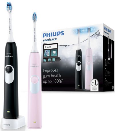 Philips Sonicare 2 Series gum health HX6232/41 набор из 2 электрических зубных щеток