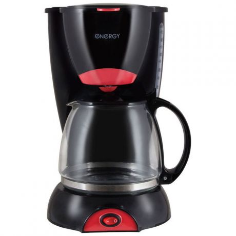 Кофеварка капельная Energy EN-606, Black Red