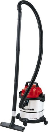 Промышленный пылесос Einhell TC-VC 1812 S, цвет: красный, 1250 Вт, 12 л