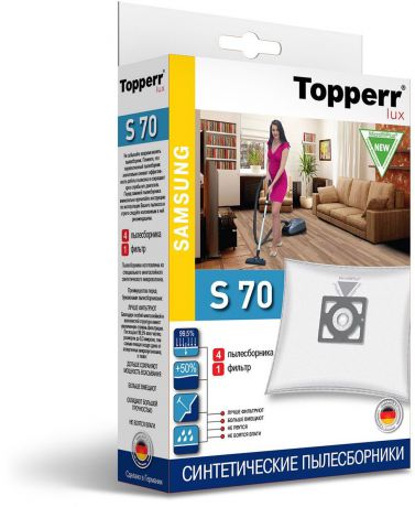 Topperr S 70 фильтр для пылесосов Samsung, 4 шт