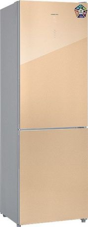 Холодильник Hiberg RFC-311DX NFGY, бежевый