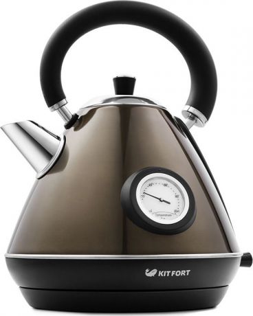 Электрический чайник Kitfort, КТ-644-2, бронза