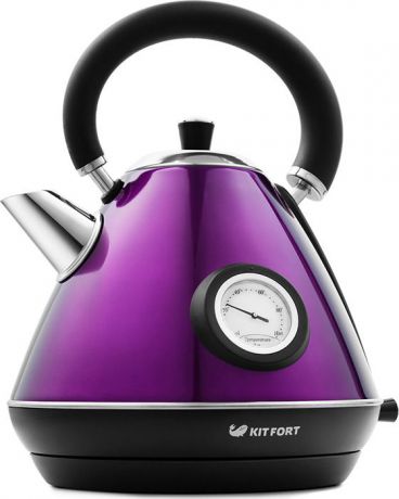 Электрический чайник Kitfort, КТ-644-4, фиолетовый