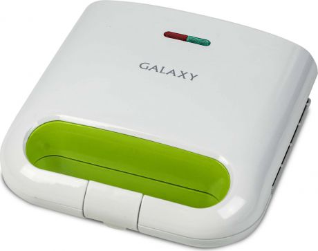 Вафельница Galaxy GL 2963, цвет: белый, золотистый