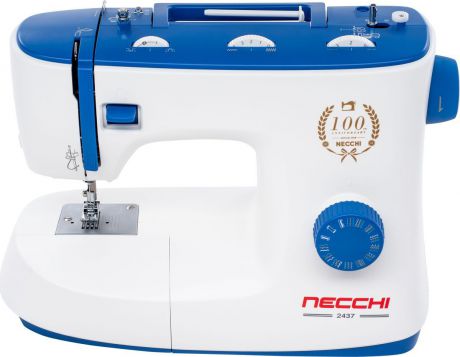 Швейная машина Necchi 2437, белый, синий