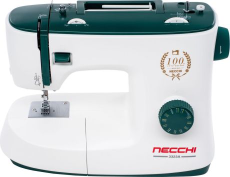 Швейная машина Necchi 3323A, белый, зеленый