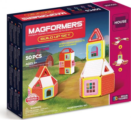 Magformers Магнитный конструктор Build Up Set