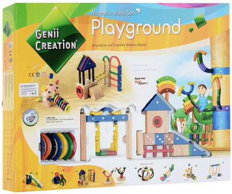 Genii Creation Конструктор деревянный Детская площадка