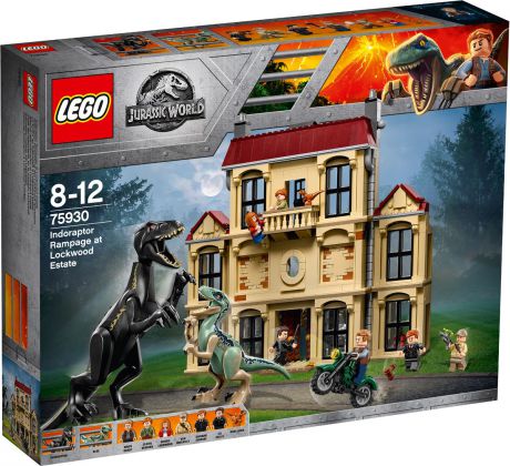 LEGO Jurassic World 75930 Нападение индораптора в поместье Конструктор