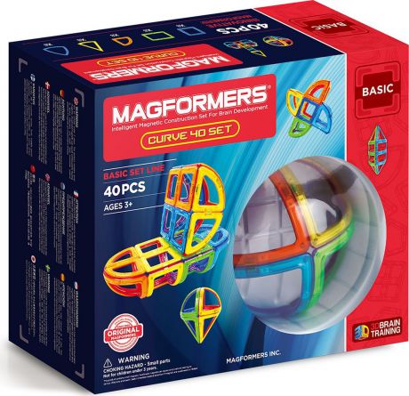 Magformers Магнитный конструктор Curve 40 Set