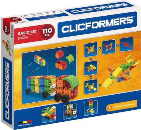 Clicformers Конструктор Basic Set 110 деталей