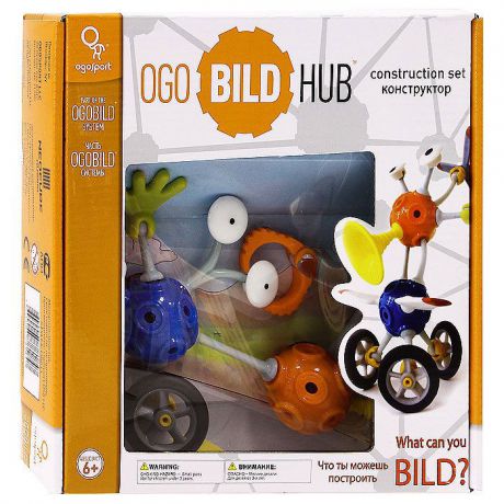 Конструктор "OgoBild Hub", 63 элемента