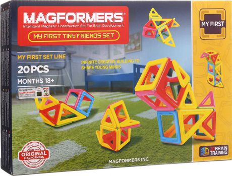 Magformers Магнитный конструктор My First Tiny Friends Set