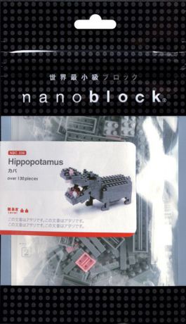 Nanoblock Мини-конструктор Бегемот