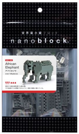 Nanoblock Мини-конструктор Африканский слон