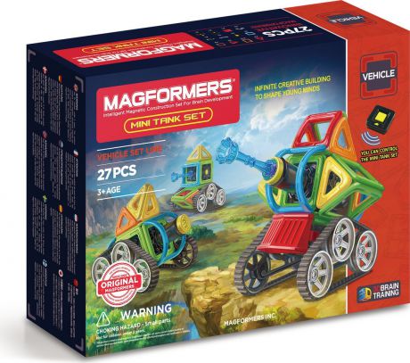 Magformers Магнитный конструктор Mini Tank Set