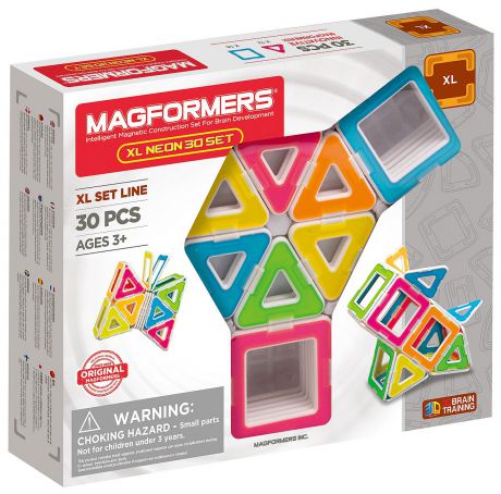 Магнитный конструктор Magformers XL Neon 30 set