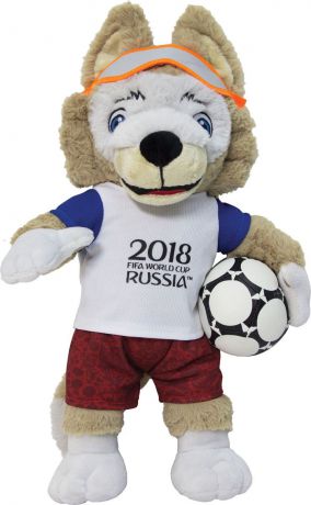 FIFA-2018 Мягкая игрушка Волк Забивака 40 см