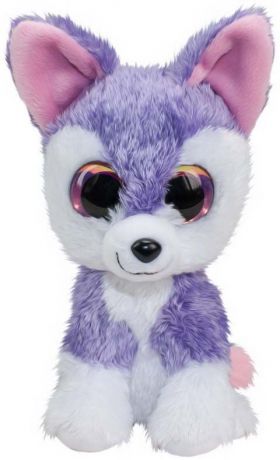 Мягкая игрушка Lumo "Волк Susi", цвет: фиолетовый, 24 см