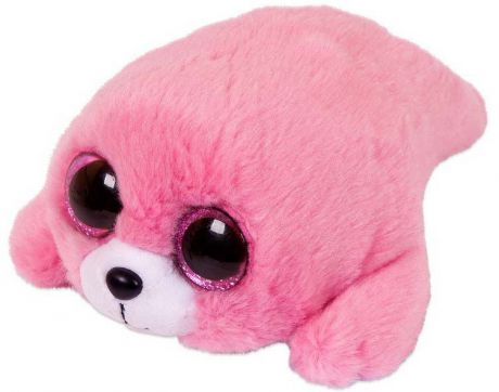 Мягкая игрушка Abtoys "Тюлень", цвет: розовый, 18 см