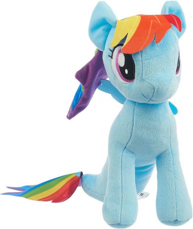 Мягкая игрушка My Little Pony Rainbow Dash, B9817, голубой, разноцветный, 30 см