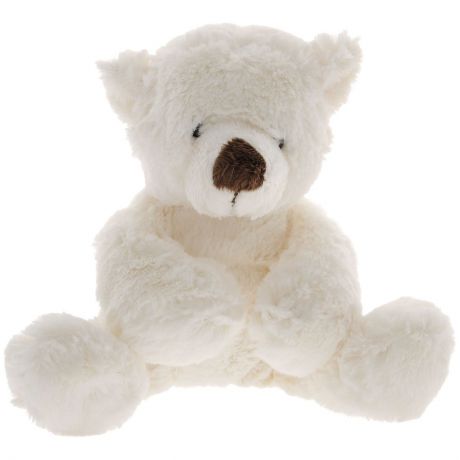 Gulliver Мягкая игрушка "Медведь белый", лежачая, 26 см
