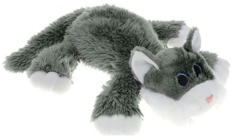 Мягкая озвученная игрушка Gulliver "Котик Шалунишка", цвет: серый, 30 см