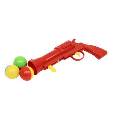 Пистолет "Stellar" с шариками, цвет: красный. 01334