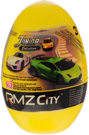 Uni-Fortune Toys Яйцо с моделью автомобиля цвет желтый