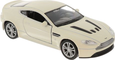 Welly Модель автомобиля Aston Martin V12 Vantage цвет молочный