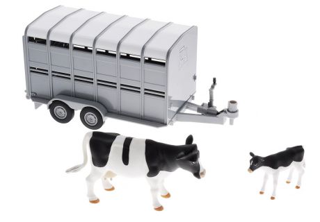 Tomy Трейлер для перевозки животных с коровой и теленком