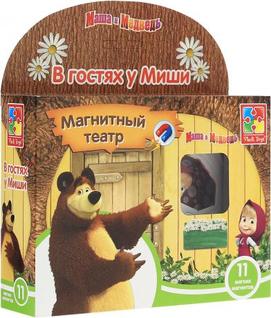 Vladi Toys Магнитный театр Маша и Медведь В гостях у Миши