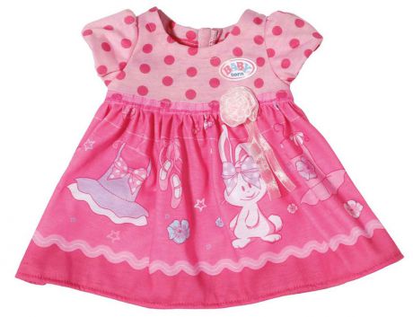 Baby Born Платье для куклы цвет темно-розовый
