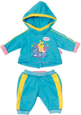 Одежда для кукол Baby Born "Спортивный костюмчик", цвет: бирюзовый