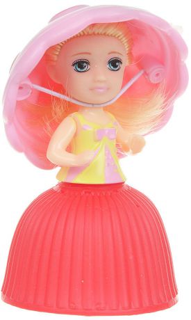 1TOY Кукла-трансформер Пироженка-Сюрприз Mini цвет розовый 9 см