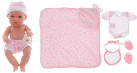 Arias Пупс Elegance с пинетками одеяльцем цвет одежды розовый