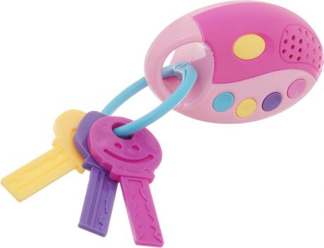 1TOY Развивающая игрушка Автоключики цвет розовый